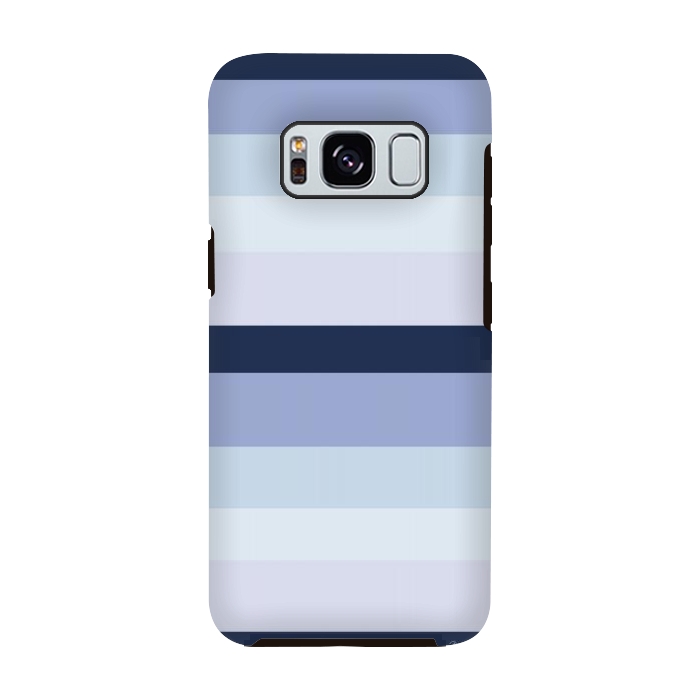 Galaxy S8 StrongFit Blue Stripes by Martina