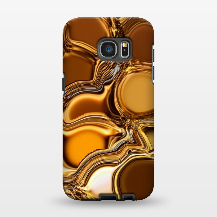 Galaxy S7 EDGE StrongFit Golden Oil by Martina