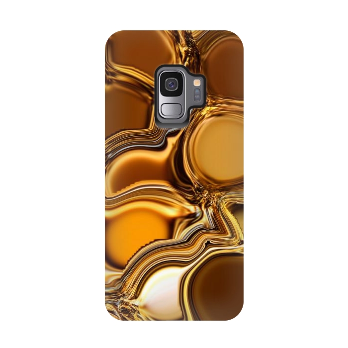 Galaxy S9 StrongFit Golden Oil by Martina