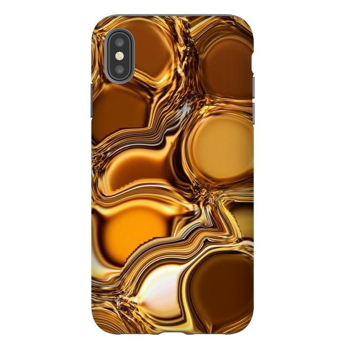 iPhone Xs Max StrongFit Golden Oil by Martina