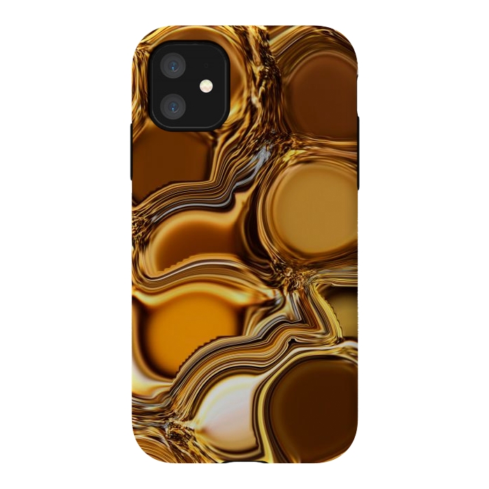 iPhone 11 StrongFit Golden Oil by Martina