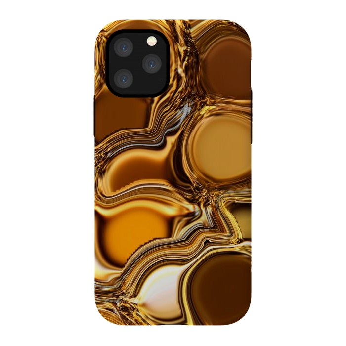 iPhone 11 Pro StrongFit Golden Oil by Martina