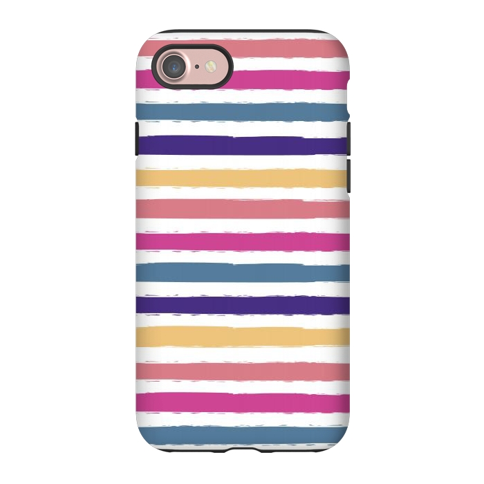 iPhone 7 StrongFit Bright stripes by Martina
