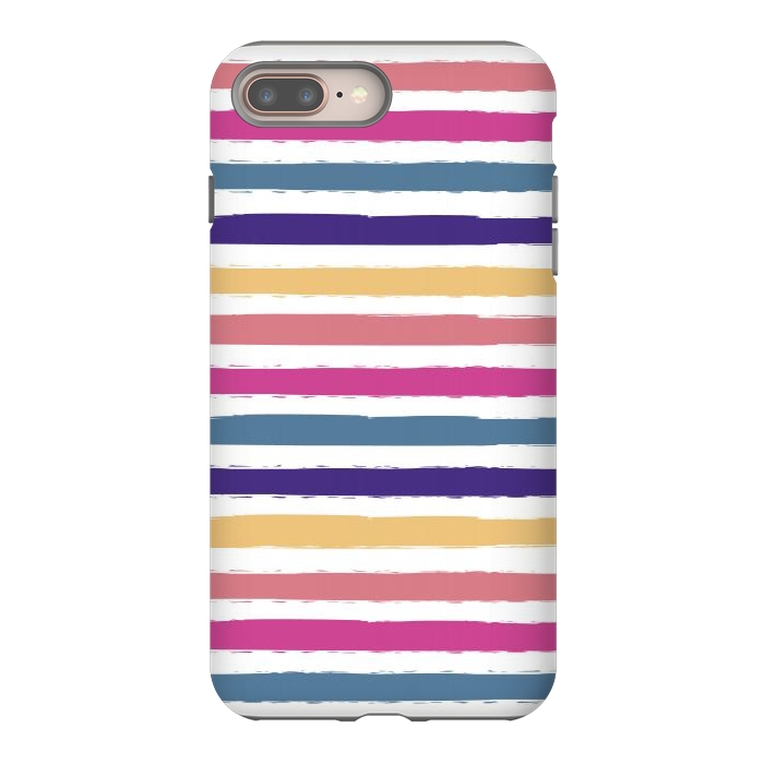 iPhone 7 plus StrongFit Bright stripes by Martina