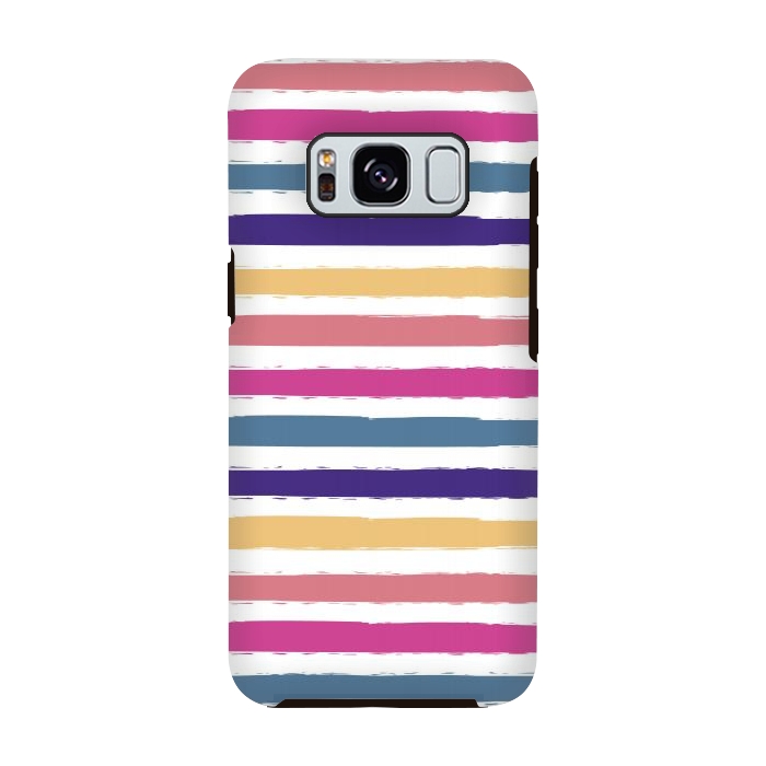 Galaxy S8 StrongFit Bright stripes by Martina