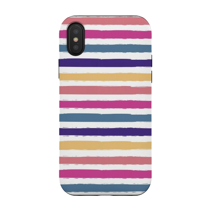 iPhone Xs / X StrongFit Bright stripes by Martina