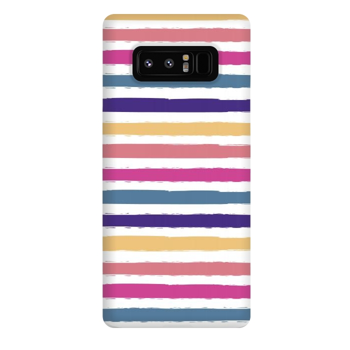 Galaxy Note 8 StrongFit Bright stripes by Martina