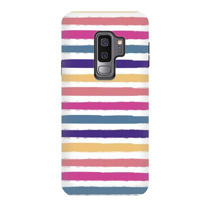 Galaxy S9 plus StrongFit Bright stripes by Martina