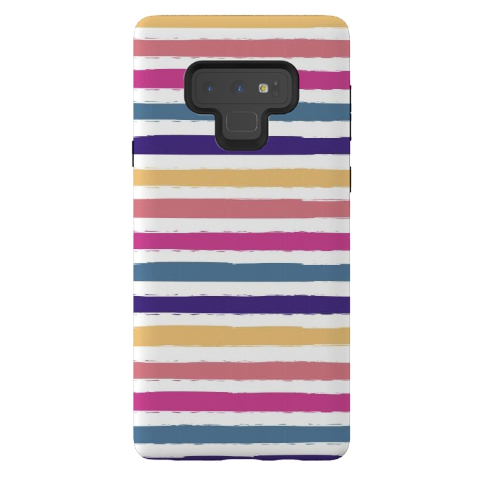 Galaxy Note 9 StrongFit Bright stripes by Martina