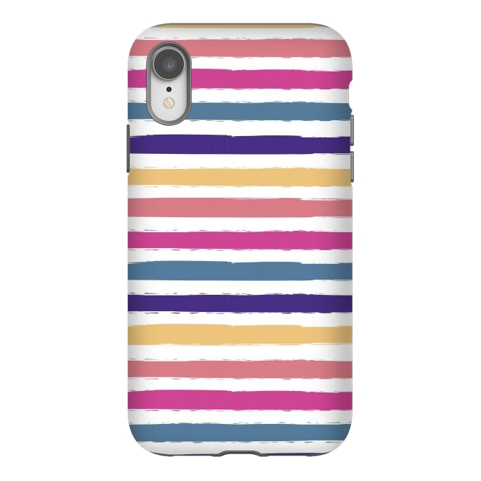iPhone Xr StrongFit Bright stripes by Martina