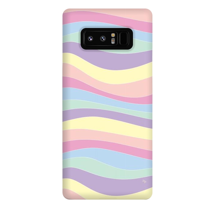 Galaxy Note 8 StrongFit Pastel Waves by Martina
