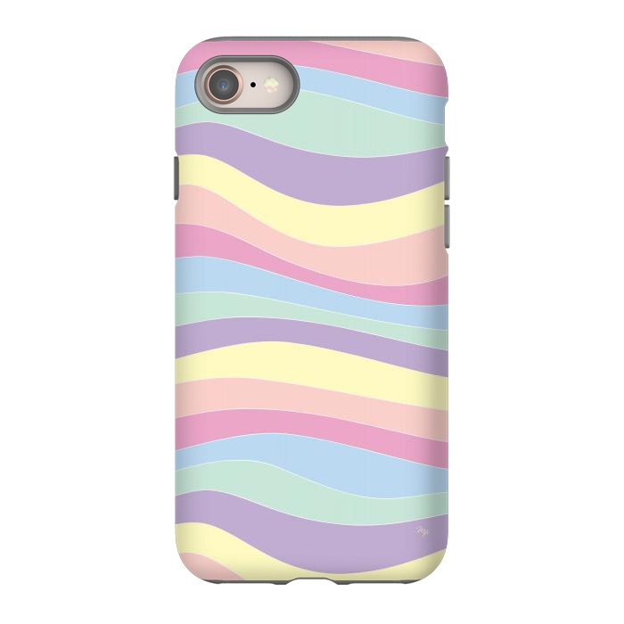 iPhone 8 StrongFit Pastel Waves by Martina