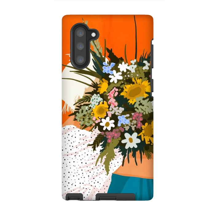 Galaxy Note 10 StrongFit Happiness Is To Hold Flowers In Both Hands by Uma Prabhakar Gokhale