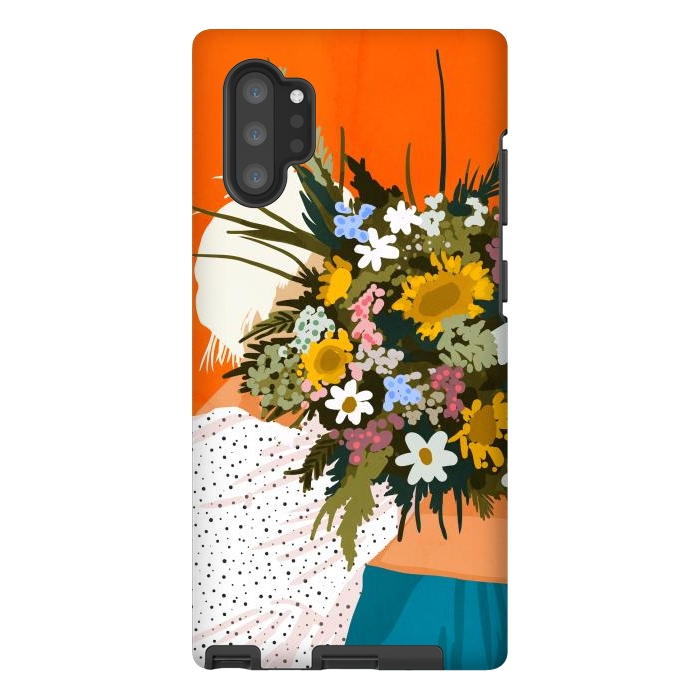 Galaxy Note 10 plus StrongFit Happiness Is To Hold Flowers In Both Hands by Uma Prabhakar Gokhale