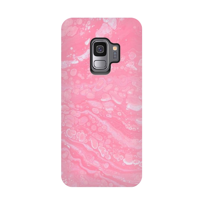 Galaxy S9 StrongFit Pink marble  by Winston