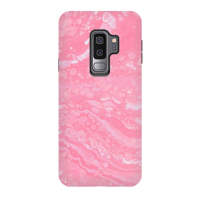 Galaxy S9 plus StrongFit Pink marble  by Winston