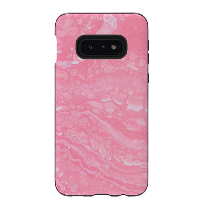 Galaxy S10e StrongFit Pink marble  by Winston