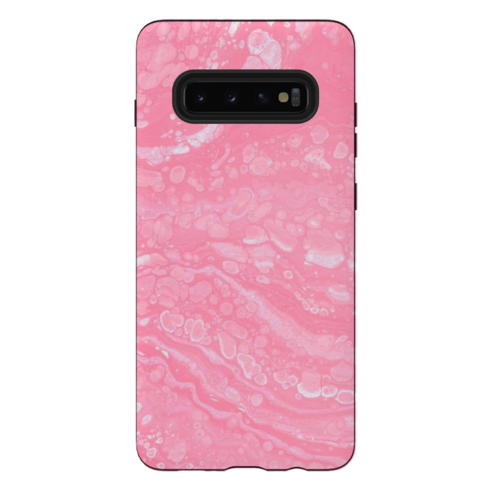 Galaxy S10 plus StrongFit Pink marble  by Winston