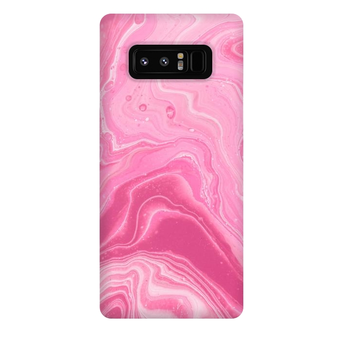 Galaxy Note 8 StrongFit Pink marble 2 by Winston
