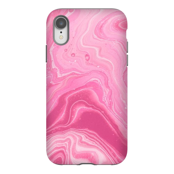 iPhone Xr StrongFit Pink marble 2 by Winston