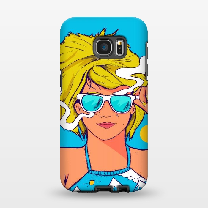 Galaxy S7 EDGE StrongFit The summer girl by Steve Wade (Swade)
