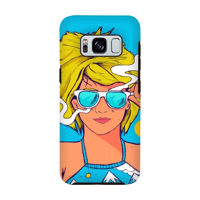 Galaxy S8 StrongFit The summer girl by Steve Wade (Swade)