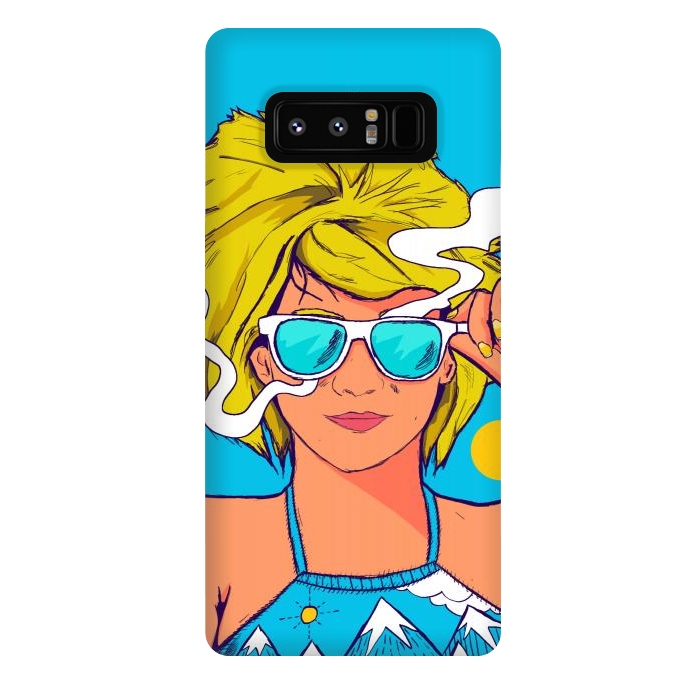 Galaxy Note 8 StrongFit The summer girl by Steve Wade (Swade)