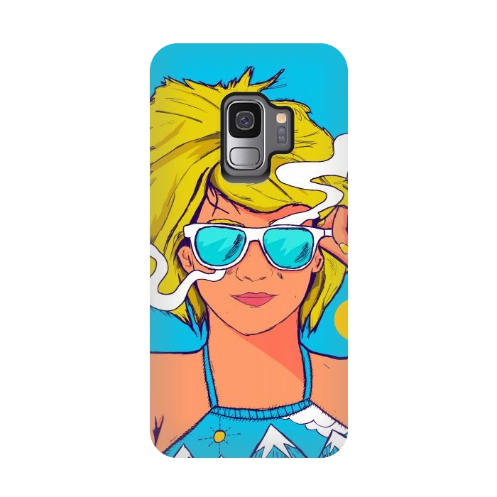 Galaxy S9 StrongFit The summer girl by Steve Wade (Swade)