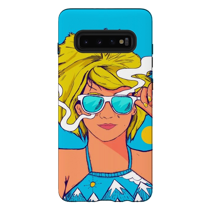 Galaxy S10 plus StrongFit The summer girl by Steve Wade (Swade)