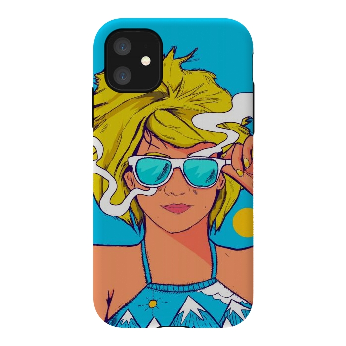 iPhone 11 StrongFit The summer girl by Steve Wade (Swade)