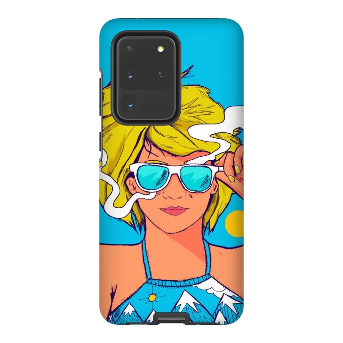 Galaxy S20 Ultra StrongFit The summer girl by Steve Wade (Swade)