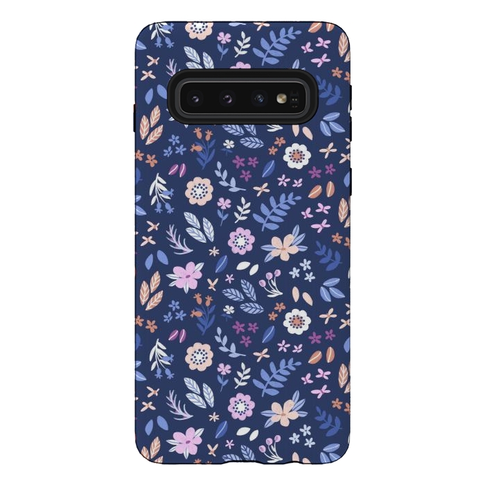 Galaxy S10 StrongFit City Floral by Tishya Oedit