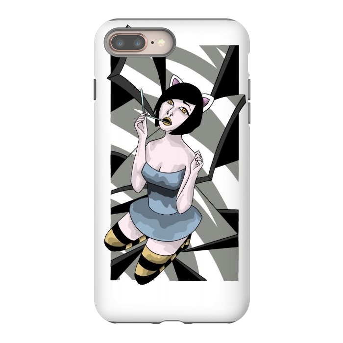 iPhone 7 plus StrongFit Bunnygirl  by Evaldas Gulbinas 