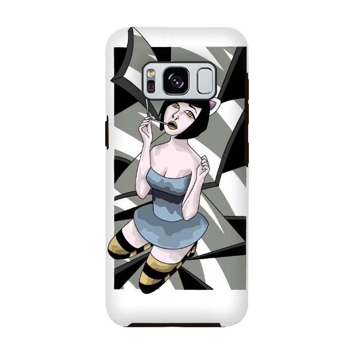 Galaxy S8 StrongFit Bunnygirl  by Evaldas Gulbinas 