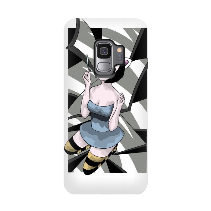 Galaxy S9 StrongFit Bunnygirl  by Evaldas Gulbinas 