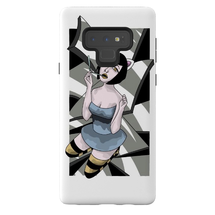 Galaxy Note 9 StrongFit Bunnygirl  by Evaldas Gulbinas 
