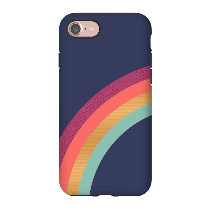 iPhone 7 StrongFit Vintage Rainbow by ArtPrInk