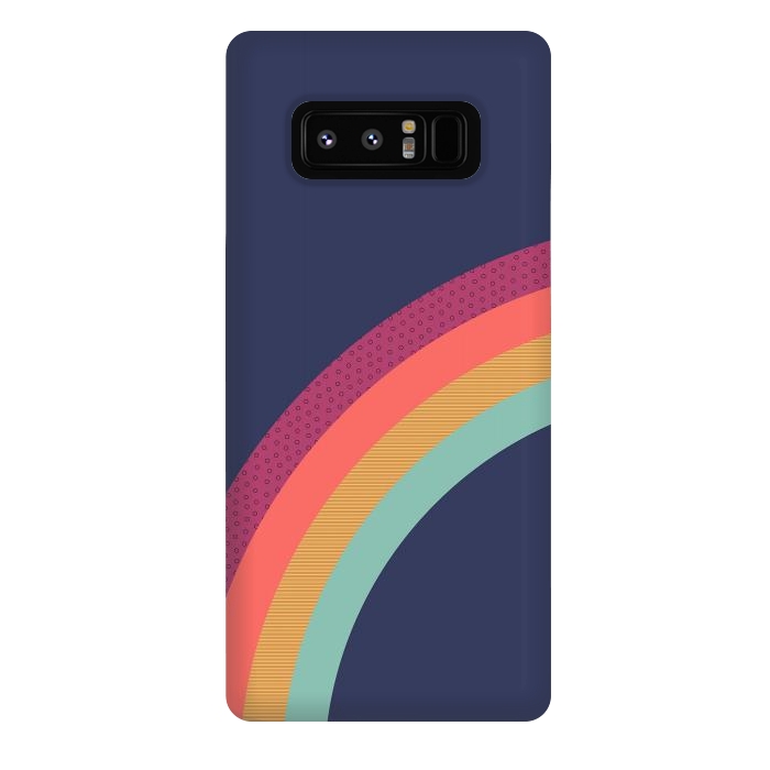 Galaxy Note 8 StrongFit Vintage Rainbow by ArtPrInk