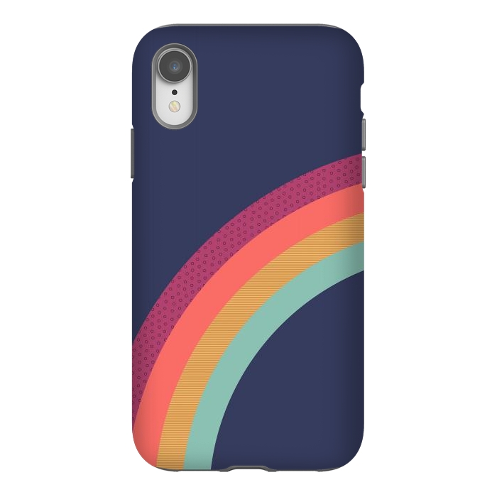 iPhone Xr StrongFit Vintage Rainbow by ArtPrInk