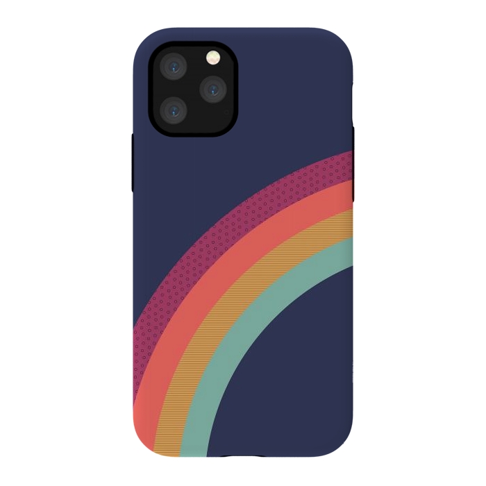 iPhone 11 Pro StrongFit Vintage Rainbow by ArtPrInk