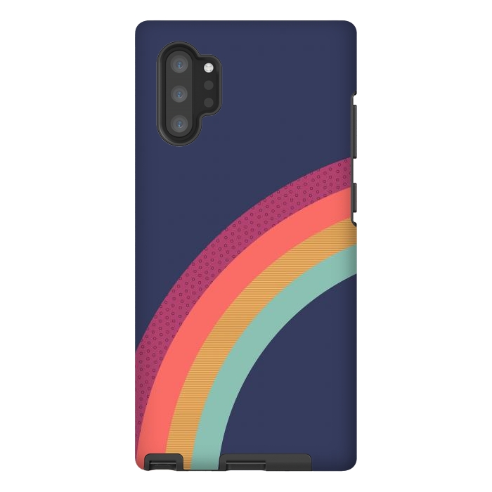 Galaxy Note 10 plus StrongFit Vintage Rainbow by ArtPrInk