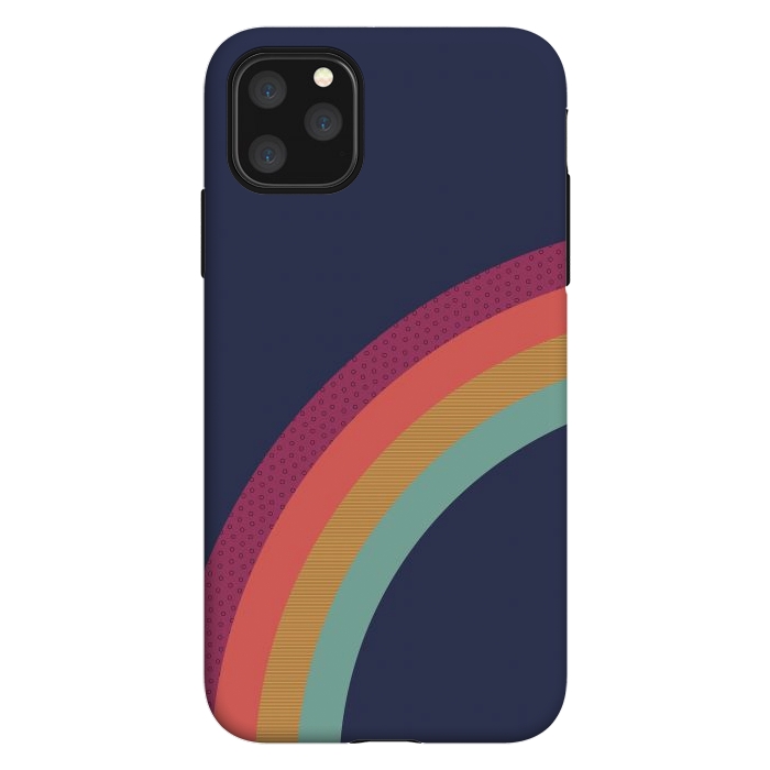 iPhone 11 Pro Max StrongFit Vintage Rainbow by ArtPrInk