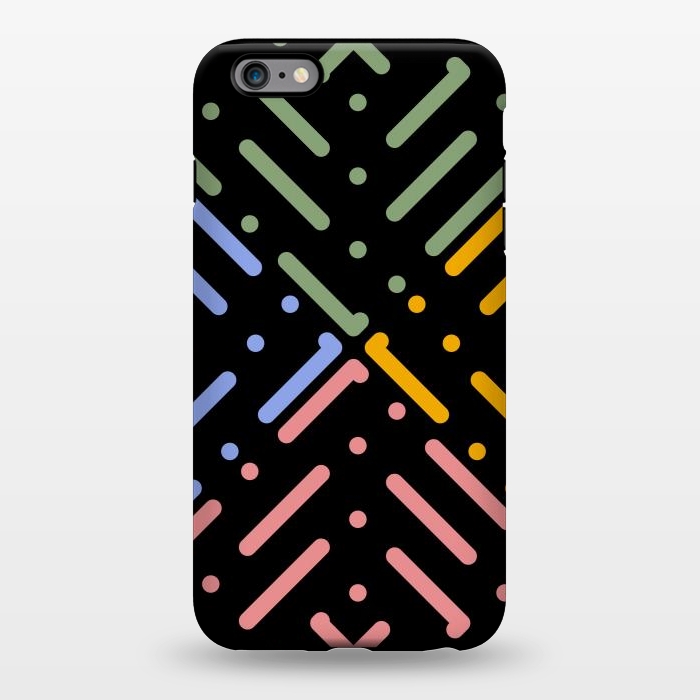 iPhone 6/6s plus StrongFit Digital Line and Dots  by TMSarts