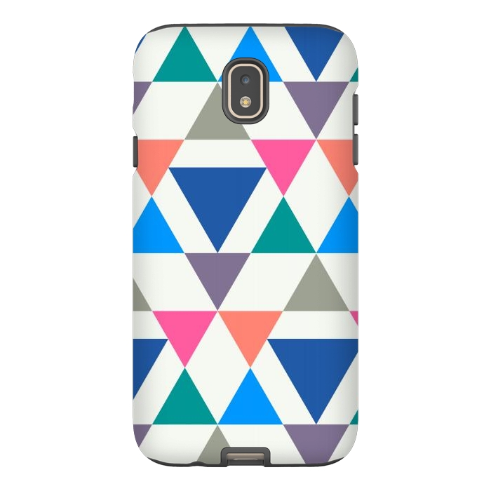 Galaxy J7 StrongFit Multicolor Repeat Triangles by TMSarts