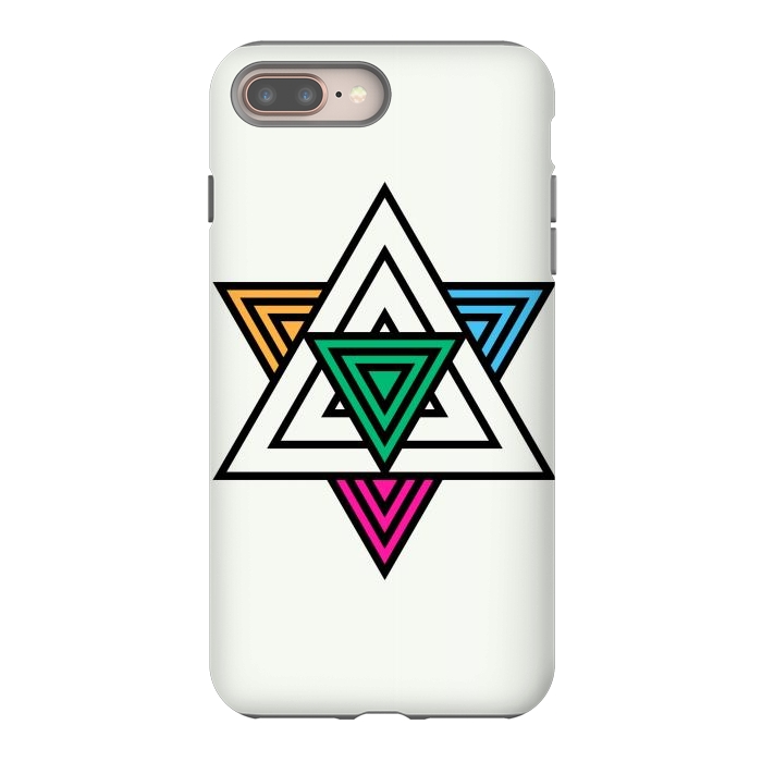 iPhone 7 plus StrongFit Star Triangles by TMSarts