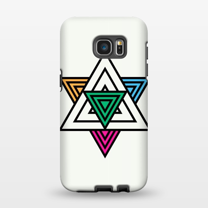Galaxy S7 EDGE StrongFit Star Triangles by TMSarts