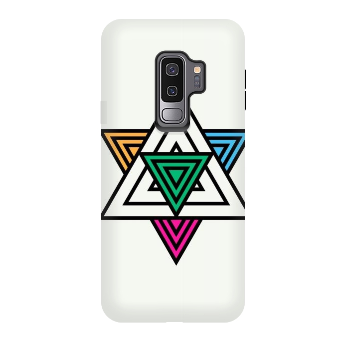Galaxy S9 plus StrongFit Star Triangles by TMSarts