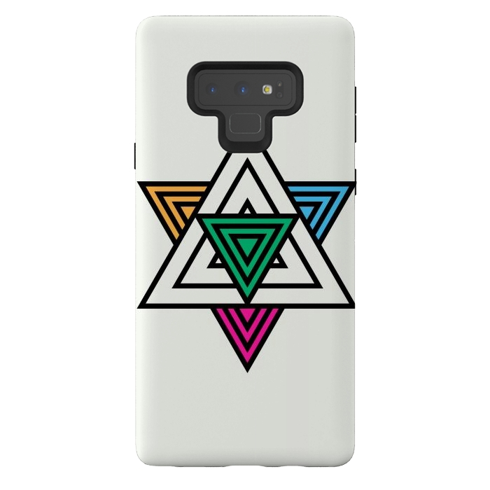 Galaxy Note 9 StrongFit Star Triangles by TMSarts