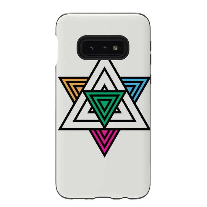 Galaxy S10e StrongFit Star Triangles by TMSarts