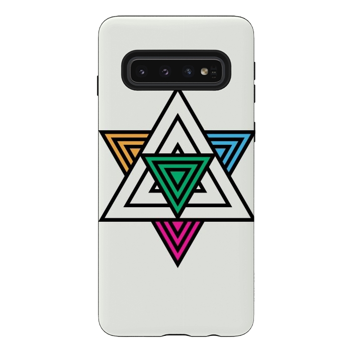 Galaxy S10 StrongFit Star Triangles by TMSarts